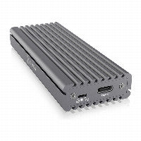 ICY BOX IB-1817M-C31 Externes USB-C 3.1 Gehäuse für M.2 NVMe SSD Aluminium – Ansicht 3