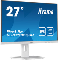 iiyama ProLite XUB2792QSU-W5 Computerbildschirm 68,6 cm (27") 2560 x 1440 Pixel Wide Quad HD LED Weiß