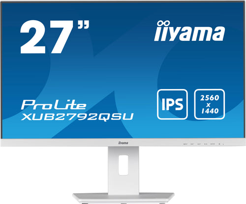 iiyama ProLite XUB2792QSU-W5 Computerbildschirm 68,6 cm (27") 2560 x 1440 Pixel Wide Quad HD LED Weiß