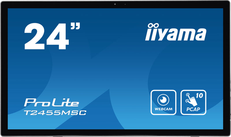 iiyama T2455MSC-B1 Computerbildschirm 61 cm (24") 1920 x 1080 Pixel Full HD LED Touchscreen Schwarz