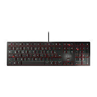 Cherry KC 6000 Slim USB Black QWERTZ DE