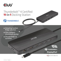 CLUB3D Thunderbolt™ 4 Zertifizierte 11-in-1-Docking-Station