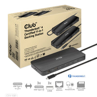 CLUB3D Thunderbolt™ 4 Zertifizierte 11-in-1-Docking-Station