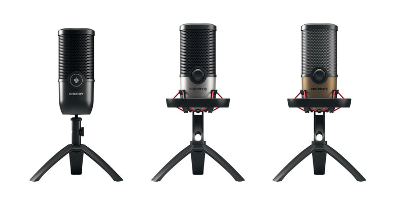 CHERRY UM 9.0 PRO RGB Schwarz, Kupfer Tischmikrofon