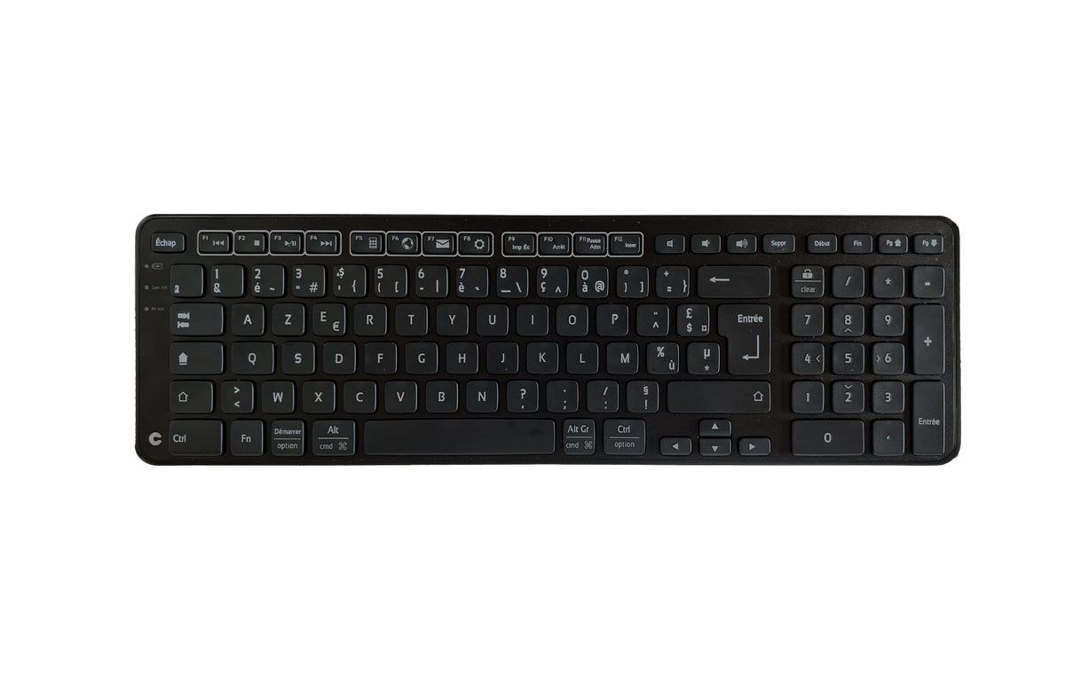 Contour Design Balance Keyboard BK -Drahtlose Tastatur-FR Version