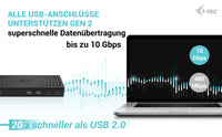 i-tec USB 3.0 / USB-C / Thunderbolt, 3x 4K Docking Station Gen 2 + Power Delivery 100W