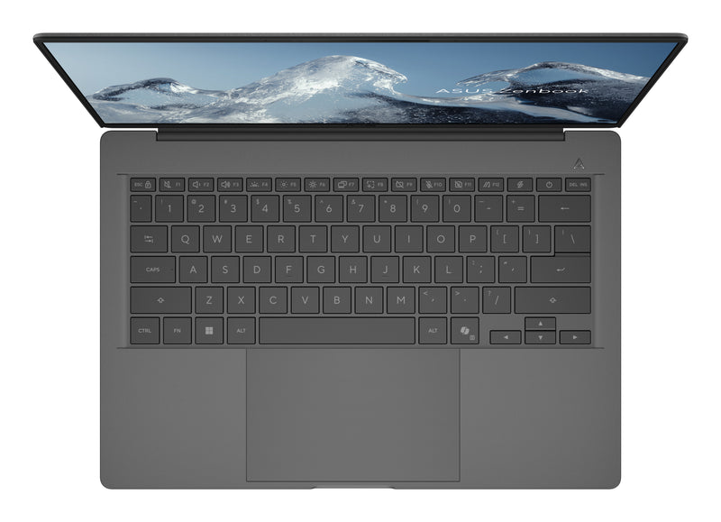 ASUS Zenbook A14 UX3407NA-QD140W Copilot+ PC Snapdragon X2E-88-100 Laptop 35,6 cm (14") WUXGA 32 GB LPDDR5x-SDRAM 1 TB SSD Wi-Fi 7 (802.11be) Windows 11 Home Grau