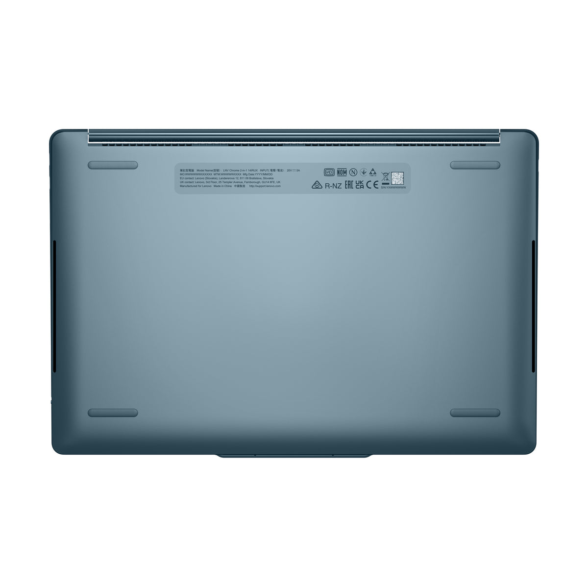 Lenovo Yoga Book 9 14IAH10 Intel Core Ultra 9 285H Hybrid (2-in-1) 35,6 cm (14") Touchscreen 2.8K 32 GB LPDDR5x-SDRAM 1 TB SSD Wi-Fi 7 (802.11be) Windows 11 Home Türkis Deutsch