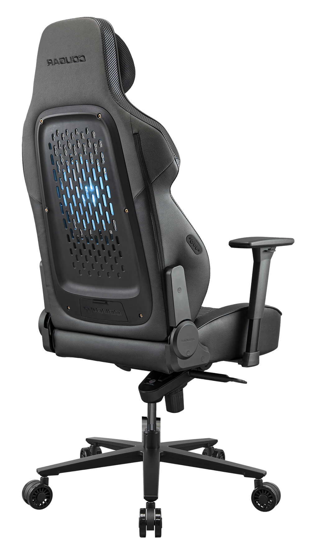 COUGAR Gaming-Stuhl NxSys Aero, integ. 200mm ARGB Lüfter, Schwarz