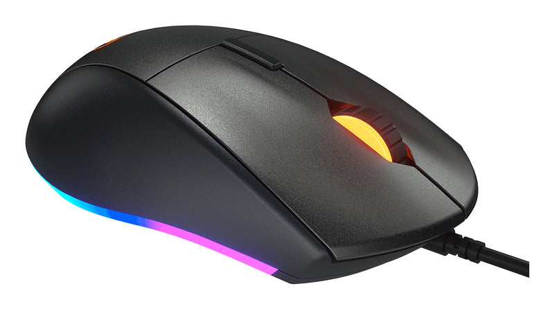 COUGAR Gaming Maus, MINOS EX, RGB, Kabelgebunden, Schwarz