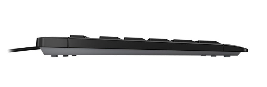 CHERRY STREAM Tastatur Heimbüro USB QWERTY Portuguesisch Schwarz, Grau