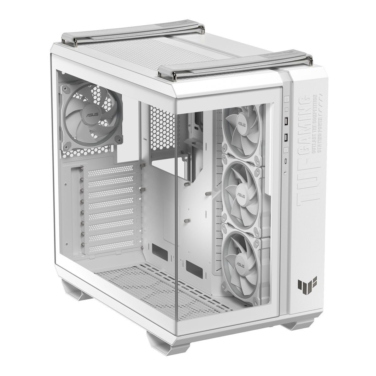ASUS TUF GAMING GT502 Horizon TG ARGB White Midi Tower Weiß