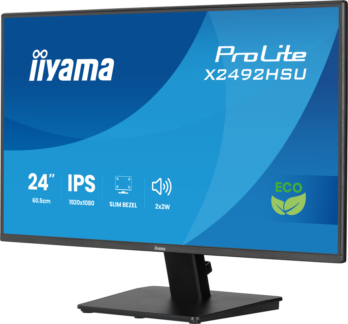 iiyama ProLite X2492HSU-B1 Computerbildschirm 60,5 cm (23.8") 1920 x 1080 Pixel Full HD LED Schwarz