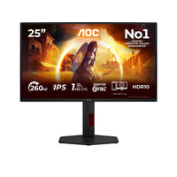 AOC G4 25G4ZR Computerbildschirm 62,2 cm (24.5") 1920 x 1080 Pixel LCD Schwarz, Rot