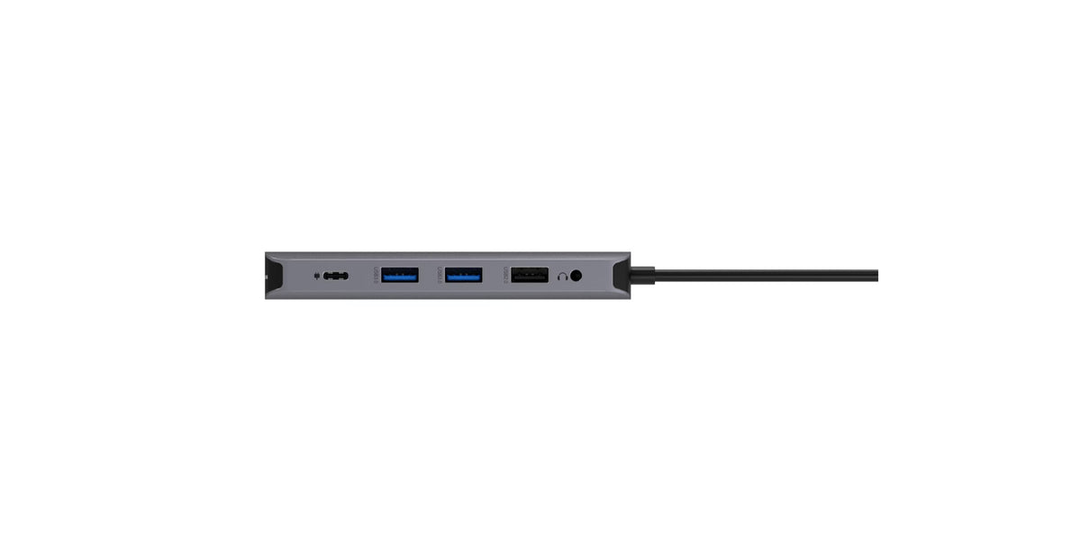Acer 12-in-1 Type-C Dongle Kabelgebunden USB 3.2 Gen 1 (3.1 Gen 1) Type-C Silber