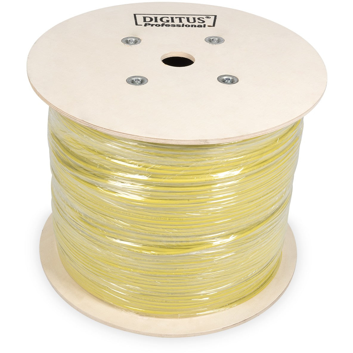 DIGITUS Instal-kab Cat7a S/FTP tw.Pair 1000m gelb AWG22/1 (Speditionsversand)