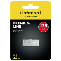 Intenso Premium Line USB-Stick 128 GB USB Typ-A 3.2 Gen 1 (3.1 Gen 1) Edelstahl