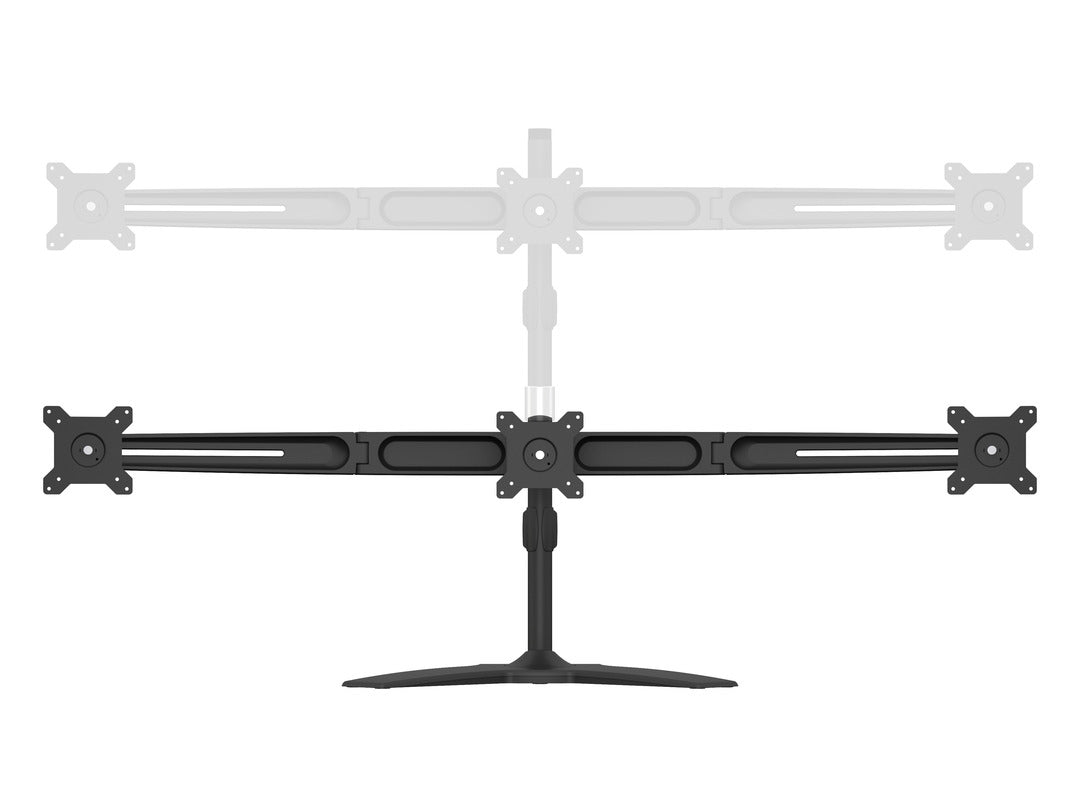 Multibrackets 4999 Flachbildschirm-Tischhalterung 61 cm (24") Tisch/Bank Schwarz