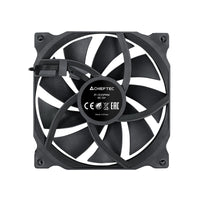 Chieftec ZF-1225PWM Computerkühlsystem Computergehäuse Ventilator 12 cm Schwarz 1 Stück(e)