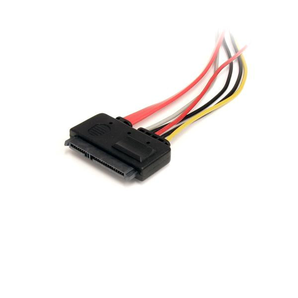 StarTech.com SATA Verlängerung 30cm - 22pin Kombikabel Stecker / Buchse