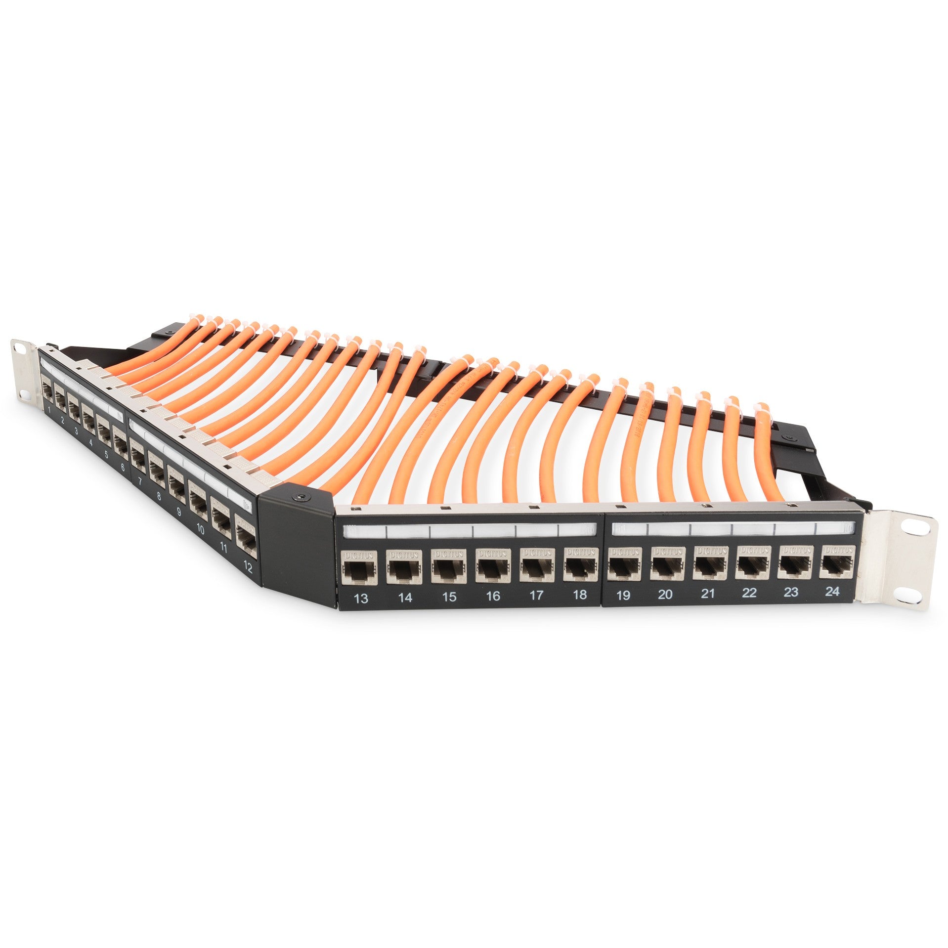Digitus Keystone CAT6a RJ45 Buchse AWG 22-26 360° Werkzeuglos 24-Pack