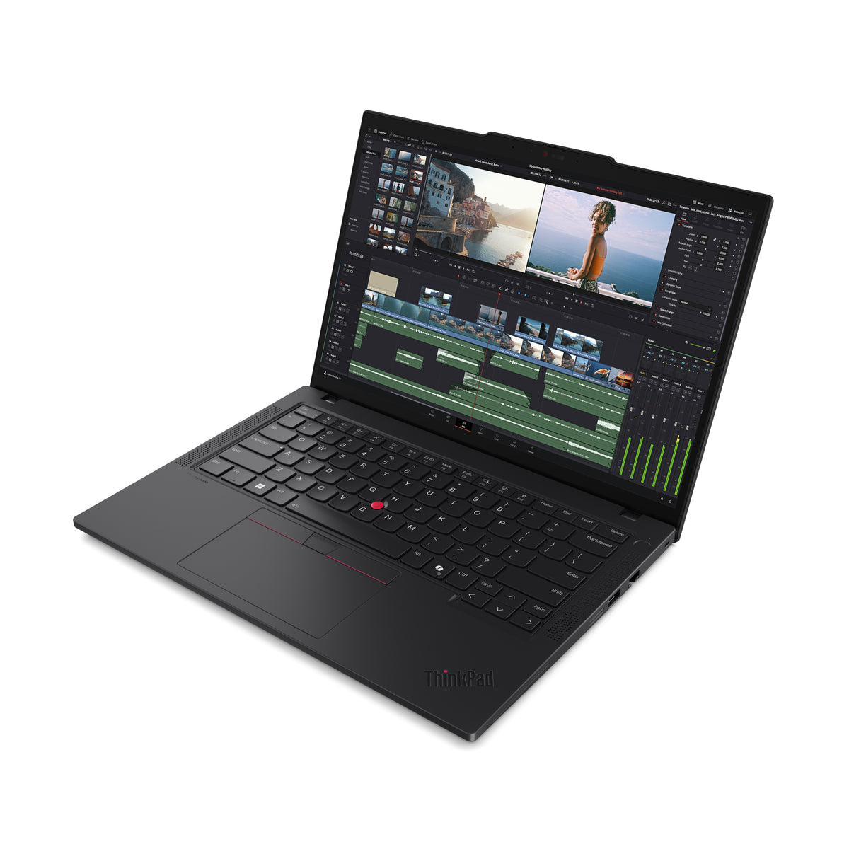 Lenovo ThinkPad P14s Gen 5 (AMD) AMD Ryzen™ 7 8840HS Mobiler Arbeitsplatz 35,6 cm (14") Touchscreen WUXGA 32 GB DDR5-SDRAM 1 TB SSD Wi-Fi 6E (802.11ax) Windows 11 Pro Deutsch Schwarz