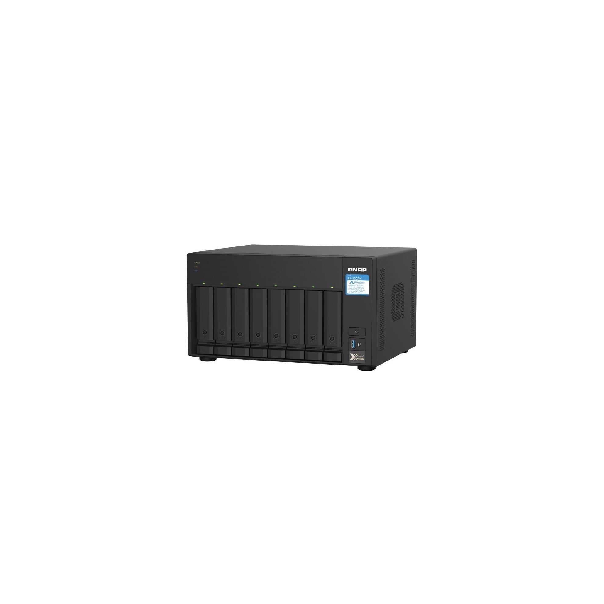 QNAP NAS TS-832PX-4G, 8-bay