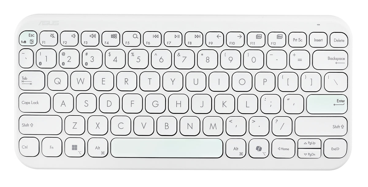 ASUS Marshmallow Keyboard KW100 Tastatur Haus Bluetooth QWERTZ Deutsch Weiß