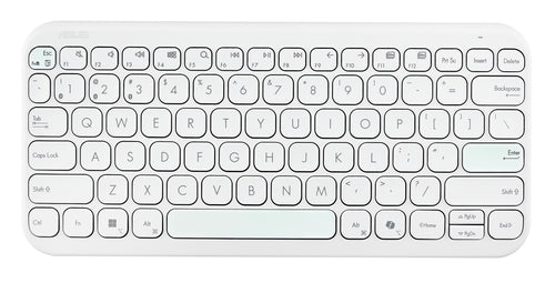 ASUS Marshmallow Keyboard KW100 Tastatur Haus Bluetooth QWERTZ Deutsch Weiß