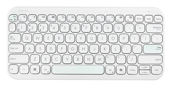 ASUS Marshmallow Keyboard KW100 Tastatur Haus Bluetooth QWERTZ Deutsch Weiß