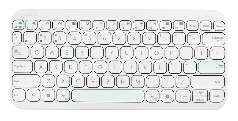 ASUS Marshmallow Keyboard KW100 Tastatur Haus Bluetooth QWERTZ Deutsch Weiß