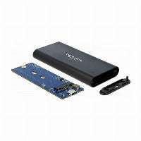 DeLOCK Speichergehäuse - M.2 - M.2 NVMe Card - 10 Gbit/s - USB 3.1 (Gen 2) – Ansicht 3