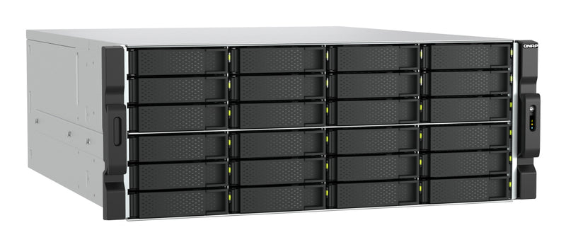 QNAP TS-h2477AXU-RP Speicherserver Rack (4U) AMD Ryzen™ 7 7745 32 GB DDR5 0 TB QNAP QTS Schwarz, Grau