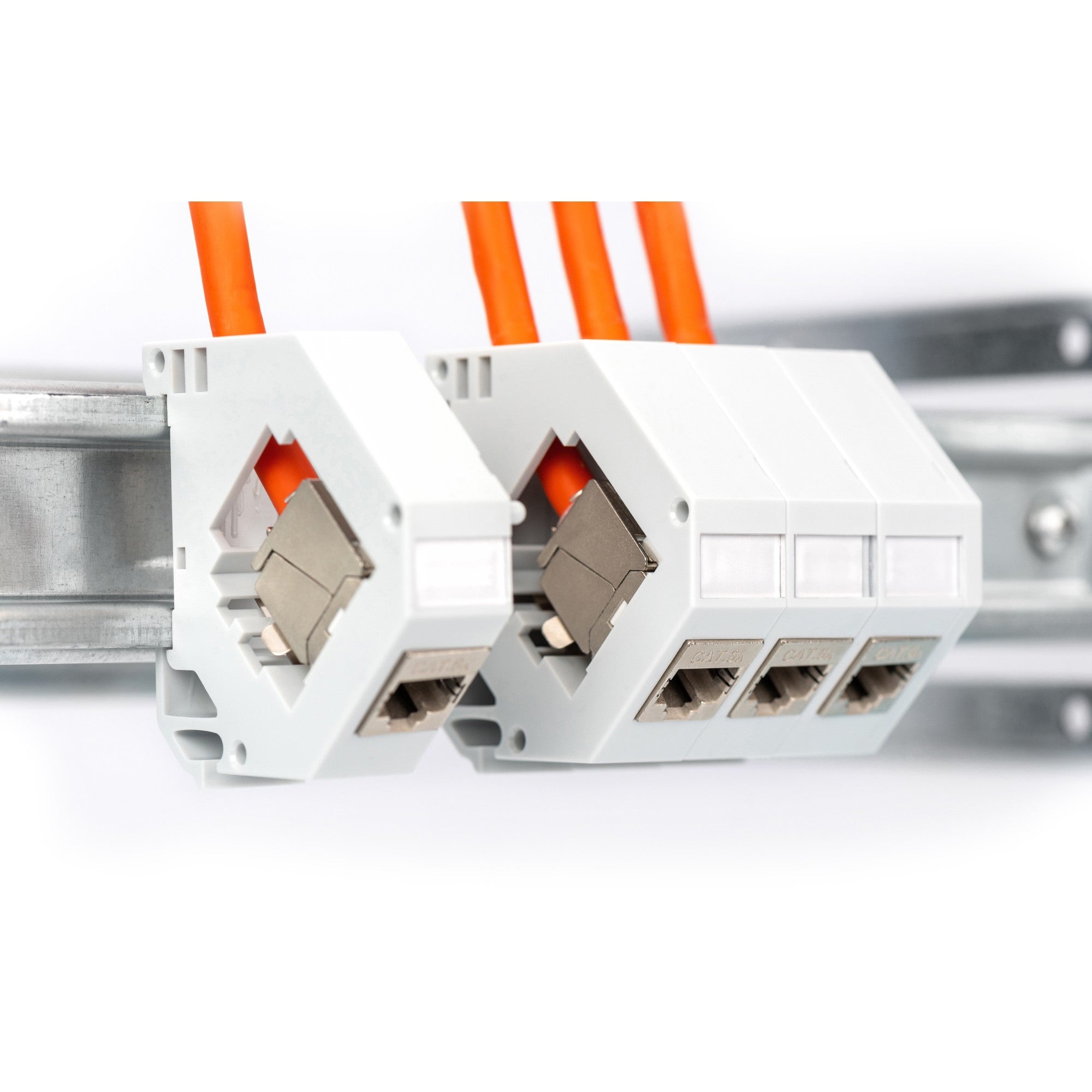 DIGITUS Instal-kab Cat7 S/FTP tw.Pair 500m orange AWG23/1
