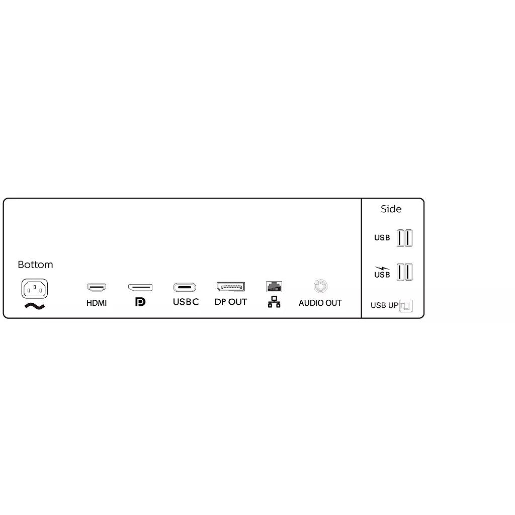 Philips 86.4cm (34.0") 346P1CRH 21:09 HDMI+DP+USB-C VA