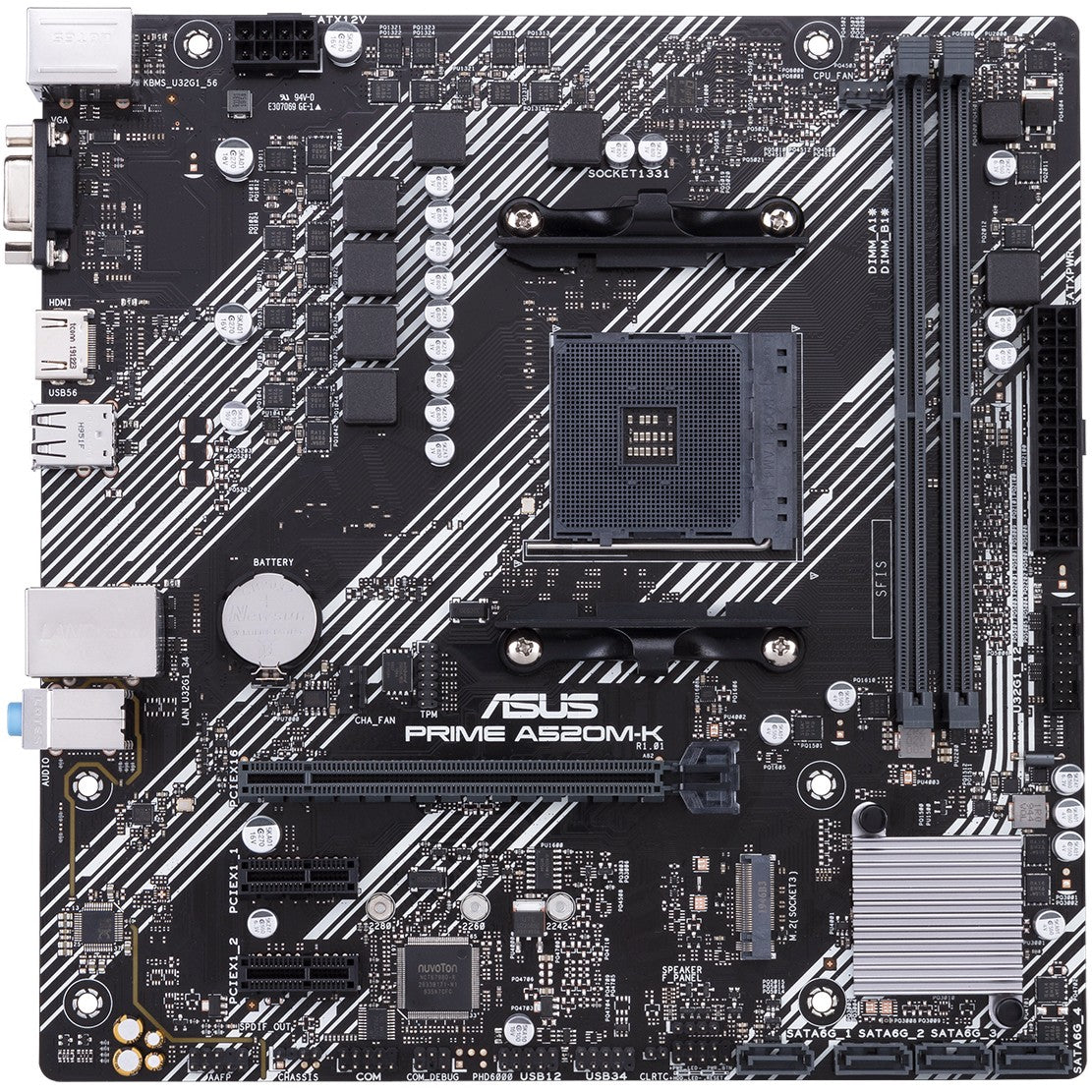 MB ASUS PRIME A520M-K (AMD.AM4.DDR4.mATX)