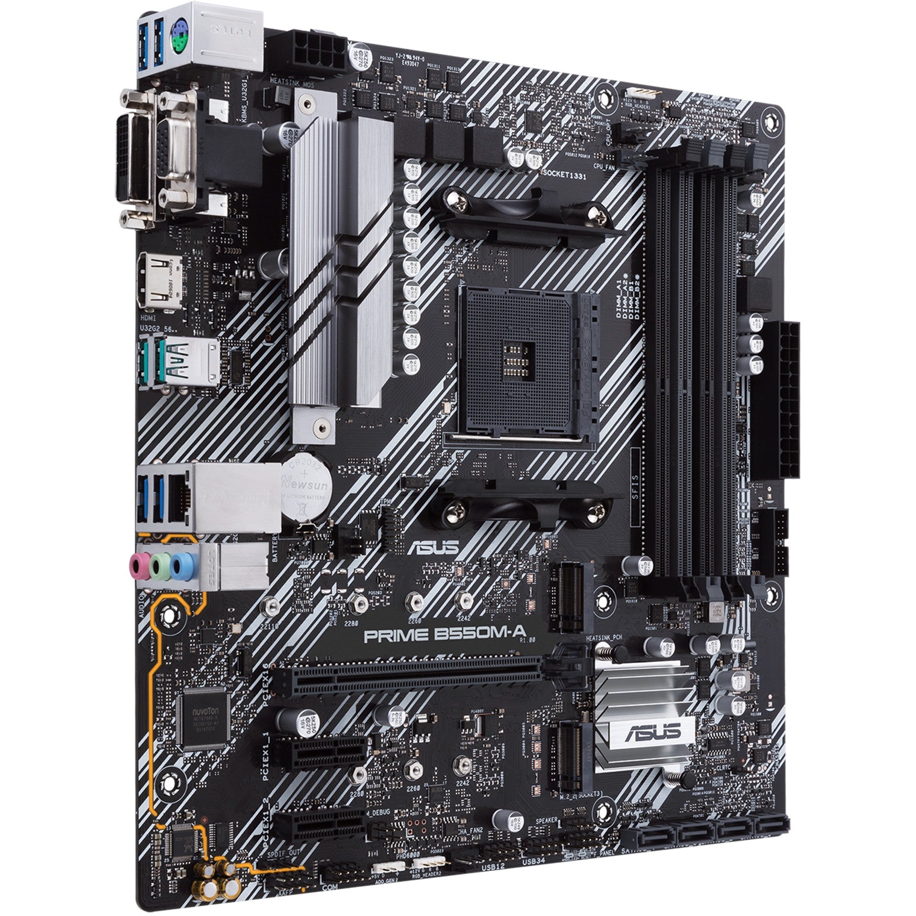 ASUS PRIME B550M-A AM4 B550/HDMI-DVI-VGA/M.2/µATX