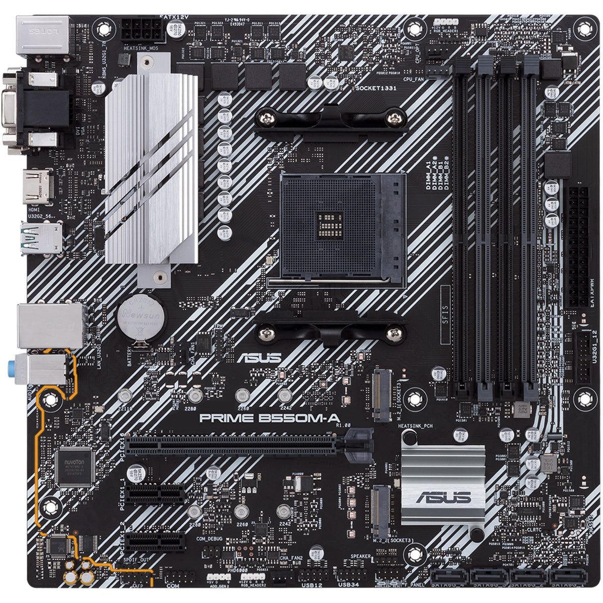 ASUS PRIME B550M-A AM4 B550/HDMI-DVI-VGA/M.2/µATX