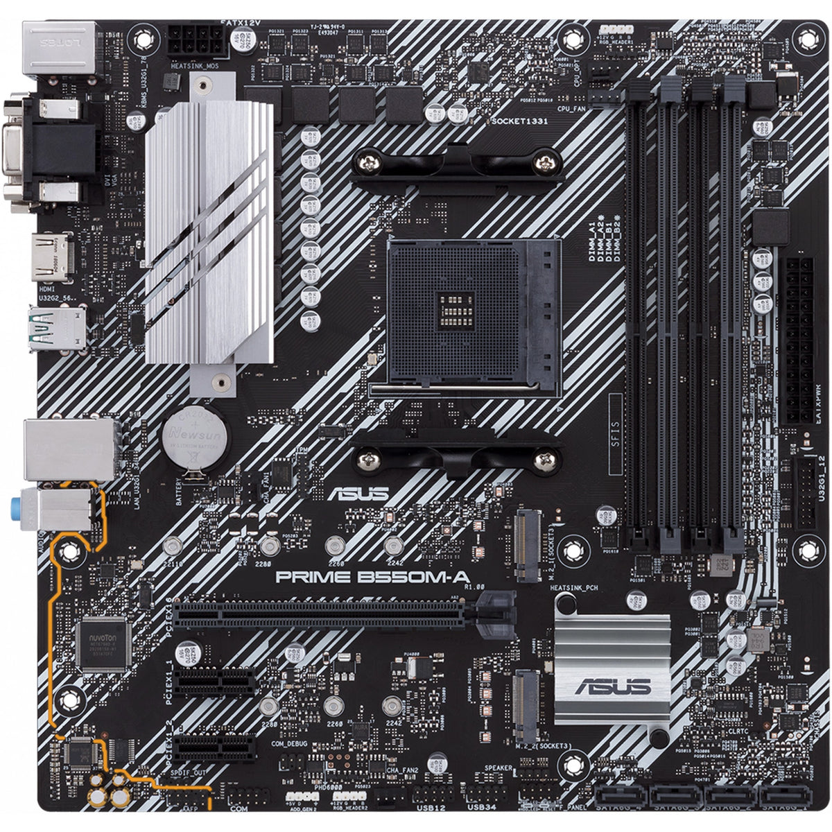 ASUS PRIME B550M-A AM4 B550/HDMI-DVI-VGA/M.2/µATX