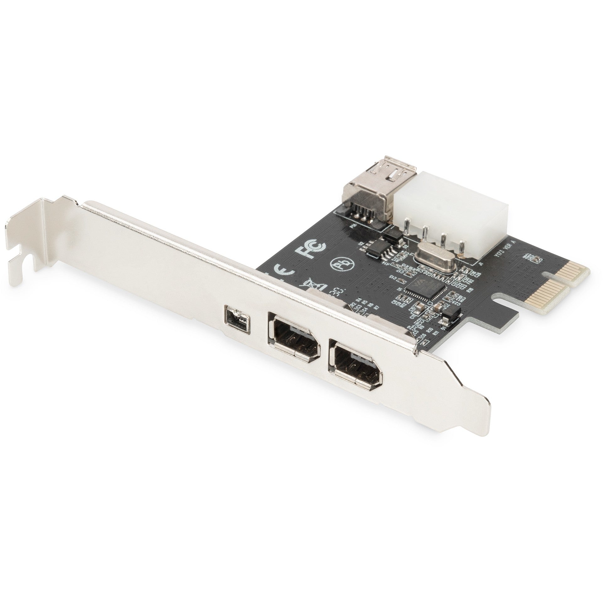 DIGITUS 1 x PCI Express Karte. Firewire 1394a (2+1 Port)