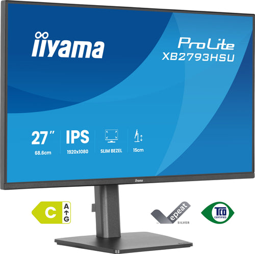 iiyama ProLite XB2793HSU-B1 Computerbildschirm 68,6 cm (27") 1920 x 1080 Pixel Full HD LED Schwarz