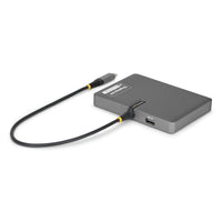 StarTech.com QUAD-USB-HDMI-ADAPT laptop-dockingstation & portreplikator Kabelgebunden USB 3.2 Gen 1 (3.1 Gen 1) Type-C Grau