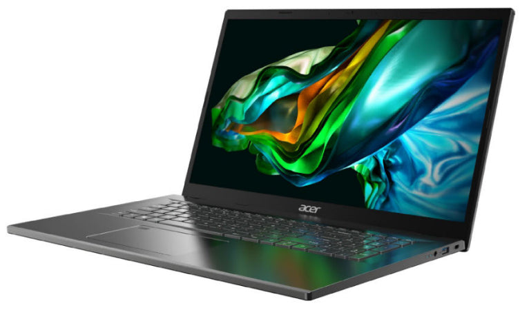 Acer Aspire 17 A17-51GM-51RA Intel® Core™ i5 120U Laptop 43,9 cm (17.3") Full HD 16 GB DDR4-SDRAM 512 GB SSD NVIDIA GeForce RTX 2050 Wi-Fi 6E (802.11ax) Windows 11 Pro Deutsch Grau