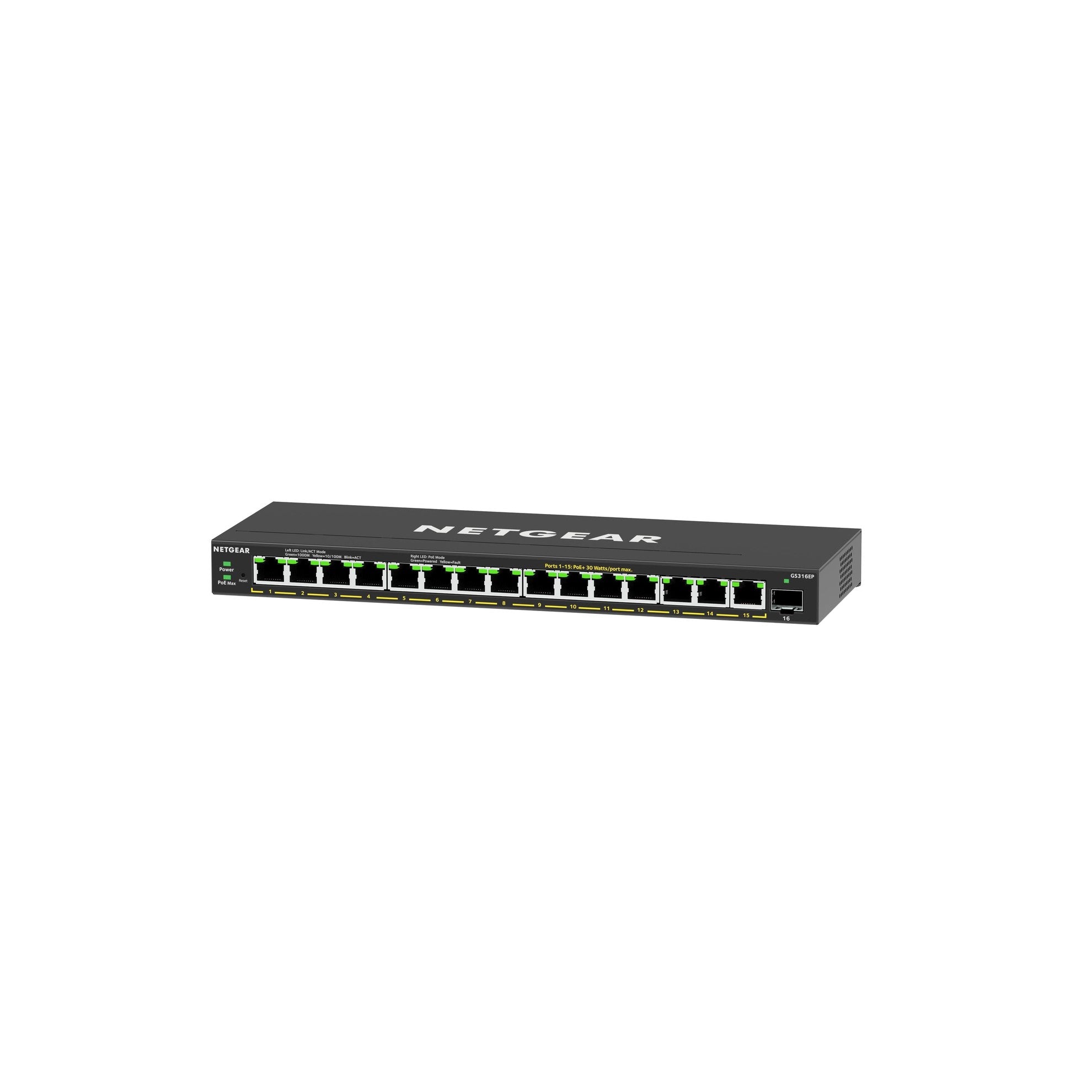 Netgear GS316EP: 16 Port PoE+ Switch