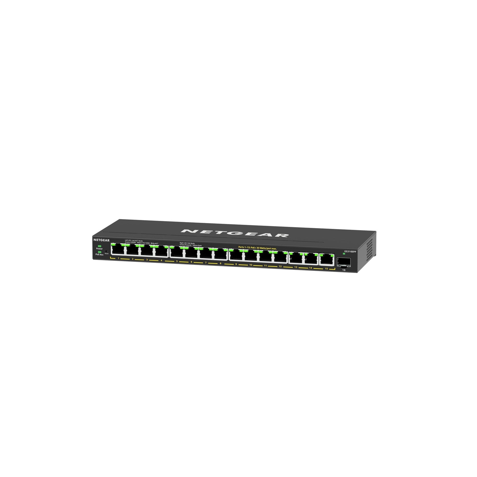 Netgear GS316EPP: 16 Port PoE+ Switch