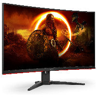 AOC 80cm/31,5'' (1920x1080) AOC C32G2ZE Gaming Curved 16:9 1ms 240Hz DisplayPort 2xHDMI VGA VESA Speaker Full HD Black – Ansicht 5