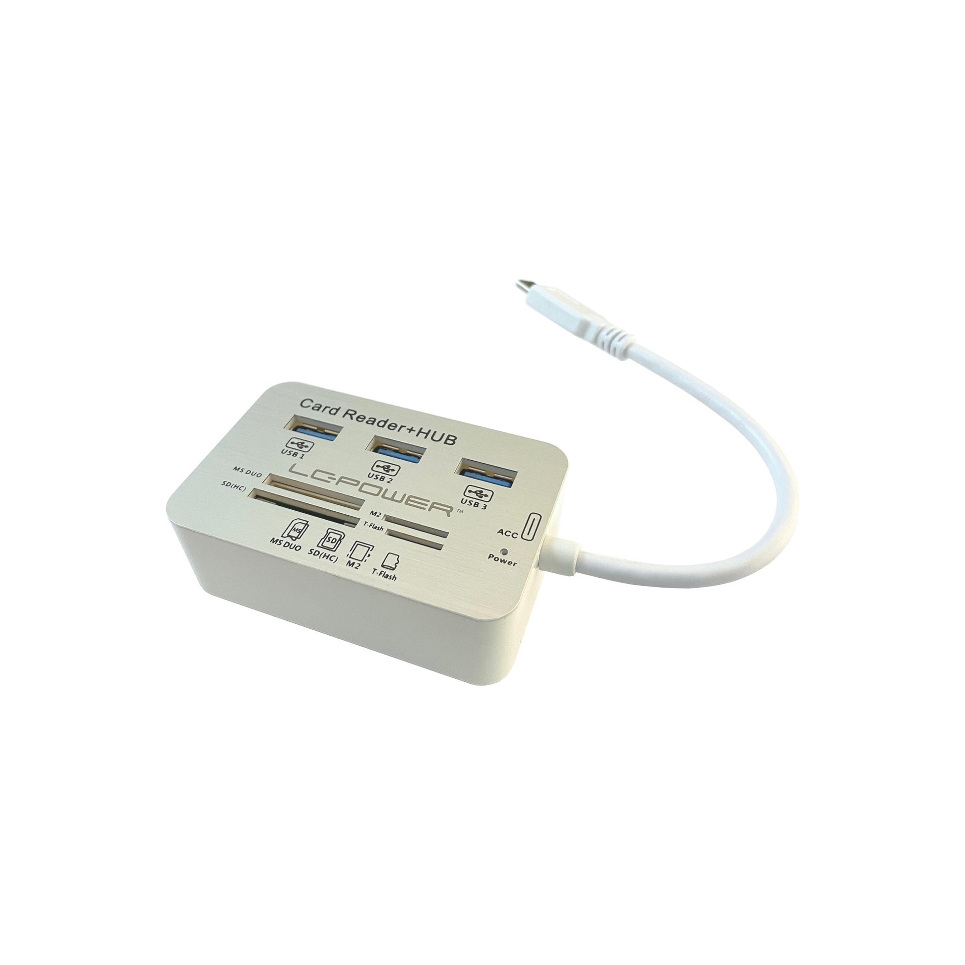 LC Power LC-HUB-C-CR, 3x USB3.0 Hub+CR