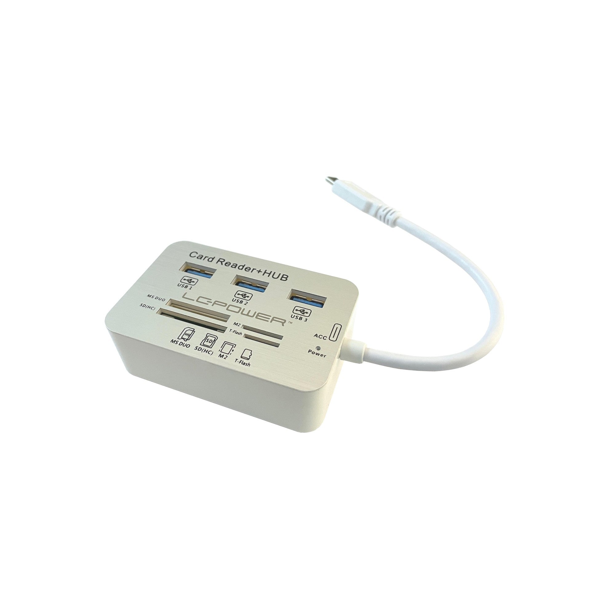 LC Power LC-HUB-C-CR, 3x USB3.0 Hub+CR