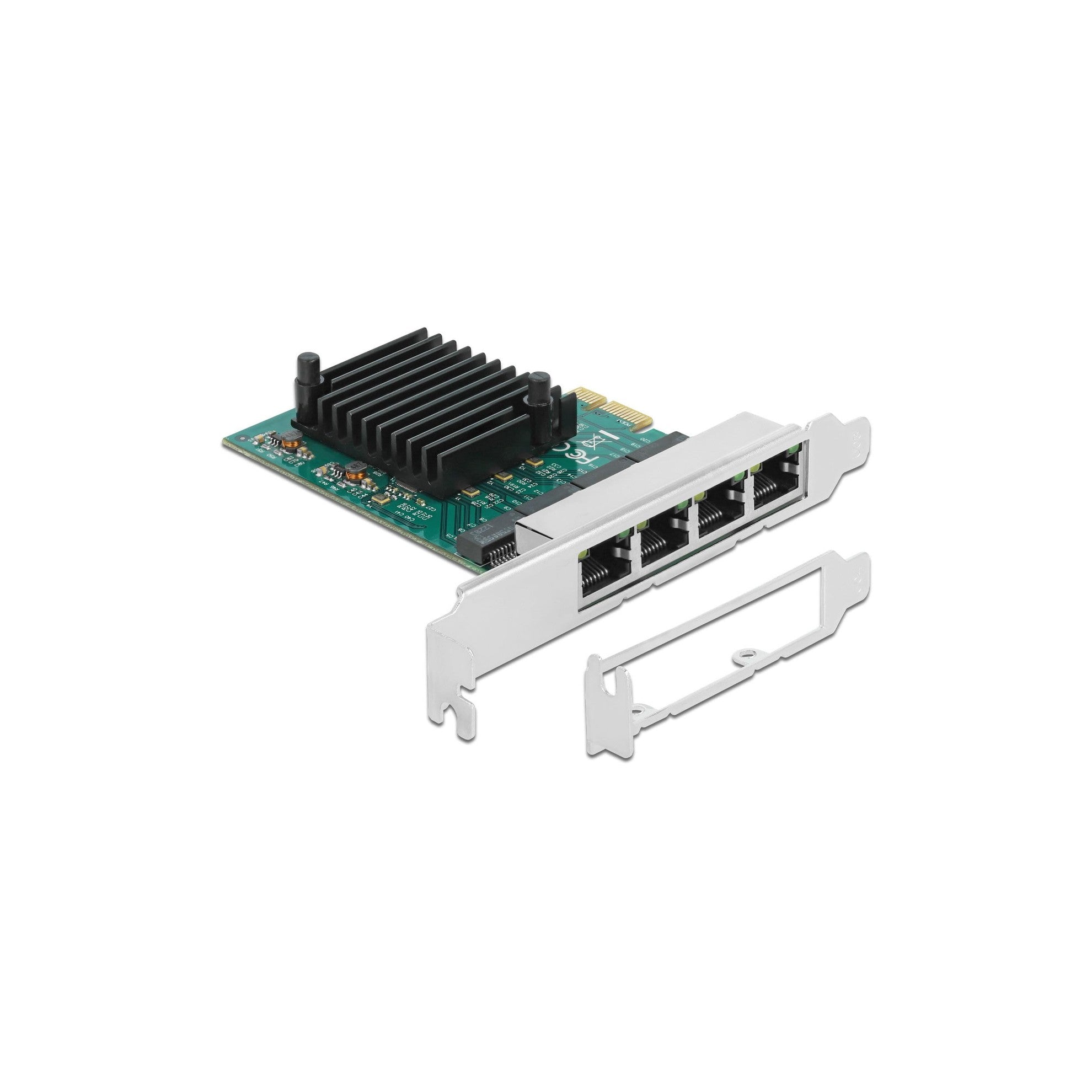 Delock PCI-Express-x4 Netzwerkkarte, 4x1GE