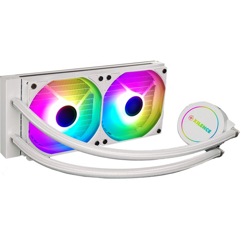 K Cooler Wasserkühlung Xilence LQ240.W.ARGB White ARGB